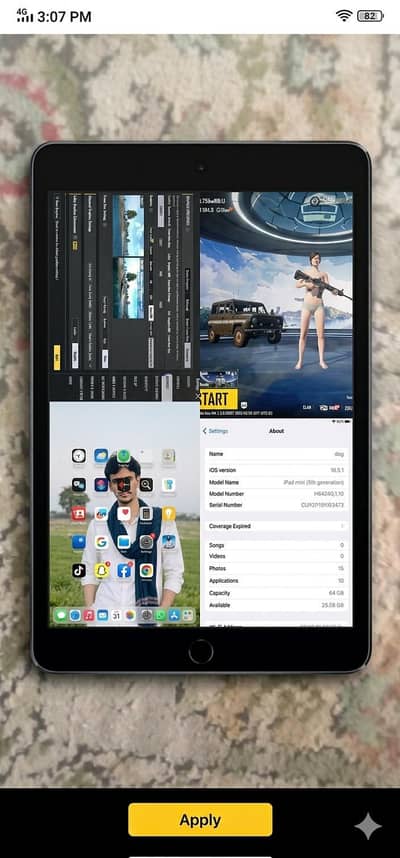 iPad mini 5 non PTA approve