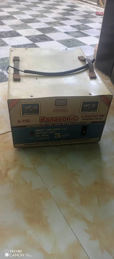 stablizer 10000 voltage