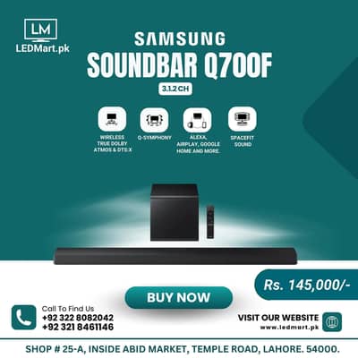SAMSUNG SOUNDBAR Q700F 5.1 CHANNEL DOLBY 