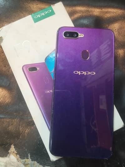 Oppo F9 with box official PTA Approved