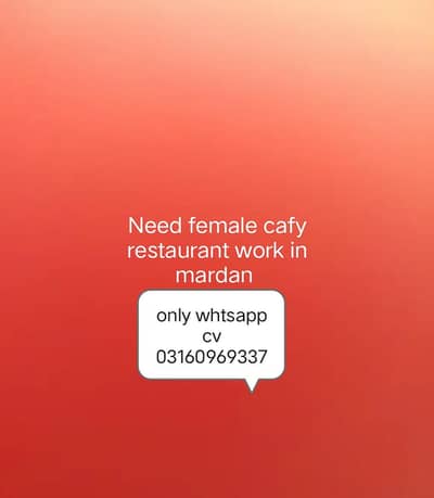 female leader waiter