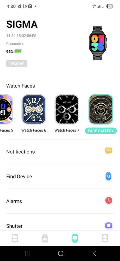 Sigma smartwatch perfect in working 4250