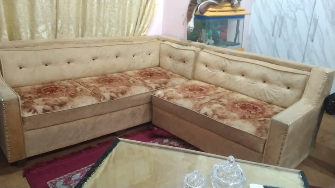 L Shape Corner Sofa – Used | Stylish & Comfortable | Best Deal 2