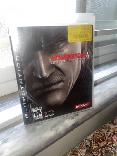 Ps3 game cd Metal gear solid 4 Mgs4