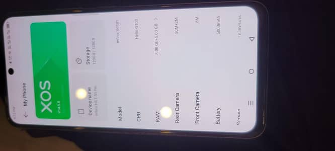 Infinix hot 50 pro 8+128 g100