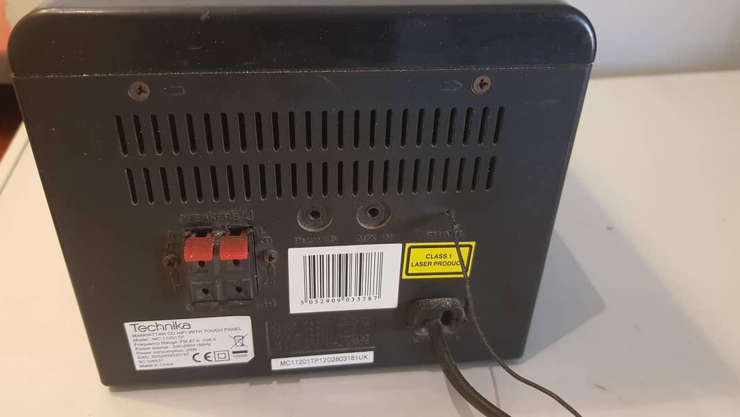 Technika Touch panel digital amplifier. 3