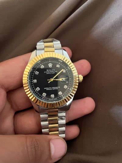 Premium Datejust Style Men’s Watch With Box – COD Available