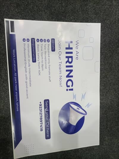 Female Tele-Receptionist Required – 40k+ Salary – Mon-Fri