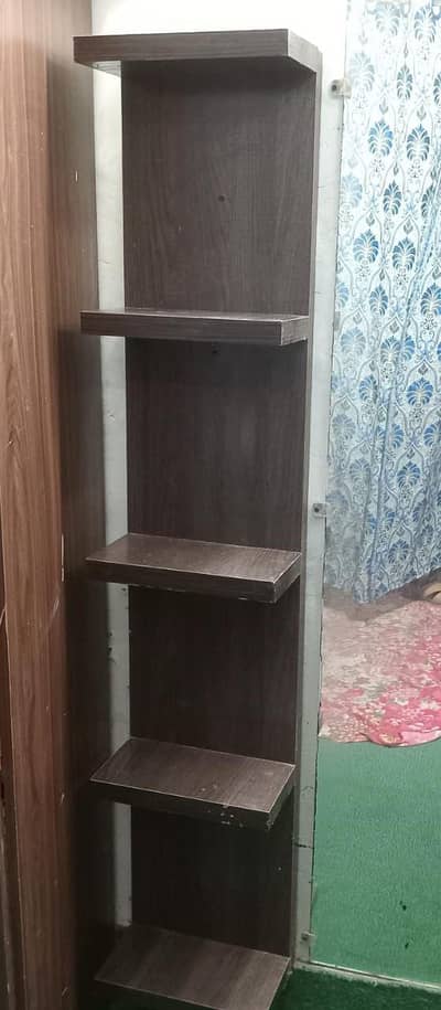wooden shelf decorator