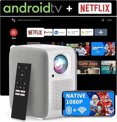 ETOE E2 PRO full HD 4k supported android TV projector. came from UK