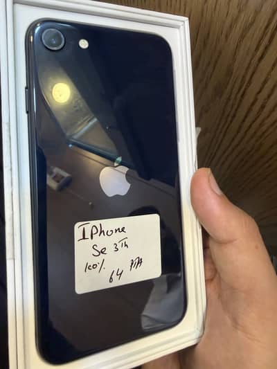Apple Iphone SE 3rd Gen PTA brand new with box 100% battery health