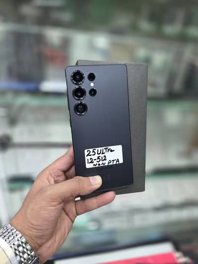 S25 Ultra jet Black 12/512GB Non PTA