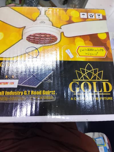 gold AC/Dc new 3 years aur 1 years warranty