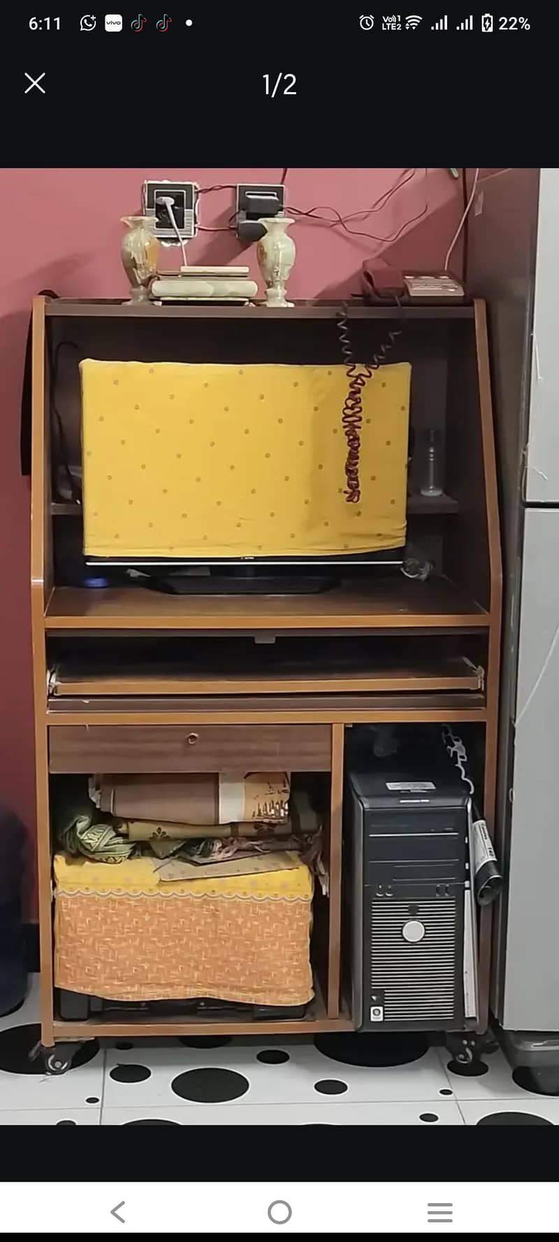 computer trolley table 1