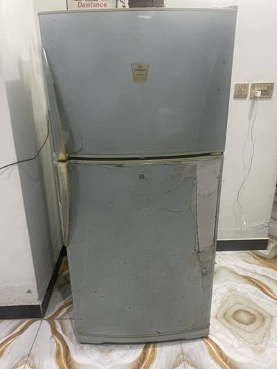 Jumbo size dawlance fridge light blue colour