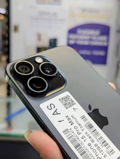 iPhone 15 Pro Max | 512gb | black | pta approved | bh 100% | box pack