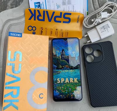 Tecno SparK 8C,*6/128GB,*2Month WaRnty"Ladys UsE,Lusssshh 10/10,!!