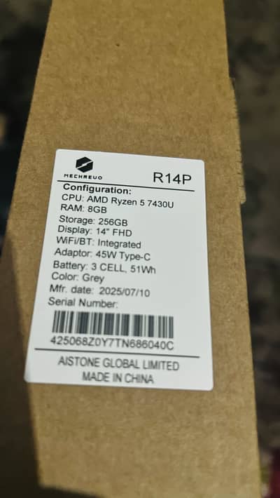 Mechrevo r14p laptop