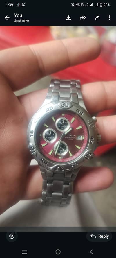 TEMPIC CHRONOGRAPH SEIKO ORIGINAL WATCH