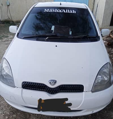 Vitz-2002-S. A. B. I. T. Net Tyre-Chill A. C-1000 CC-White Color