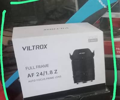 viltrox lens 24mm 1.8 Z Mount just open box