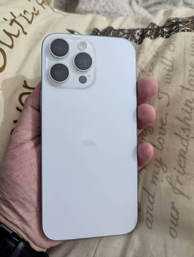 iPhone 16 Pro Max White Titanium | 256GB | LLA Model| with sim time