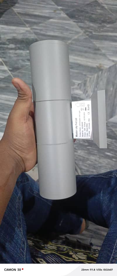 cylinder outdoor wall sconce