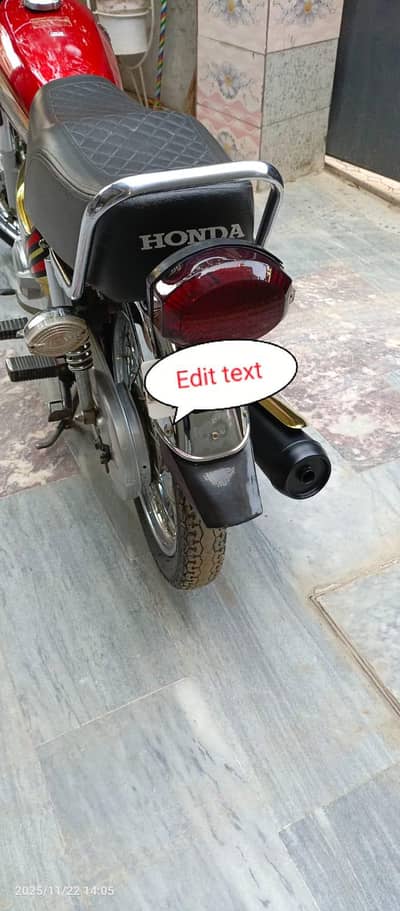 honda cg 125 gold edition