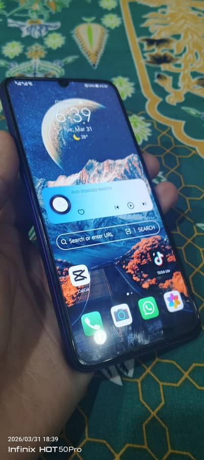 Huawei y6p in purple colour