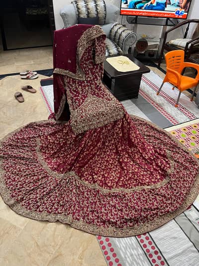 Bridal dress/Wedding dress/bridal langha/barat dresss/new design/fash