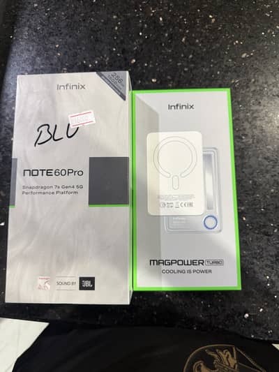 Infinix note 60 pro box pack non active blue 8/256
