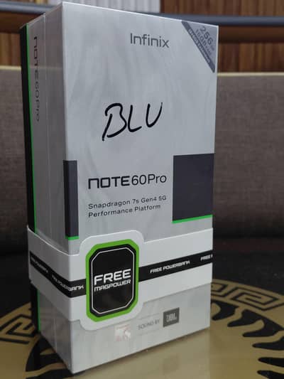 infinix note 60 pro 8gb 256gb box pack non active