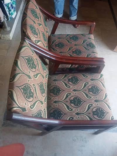 sofa chair and table