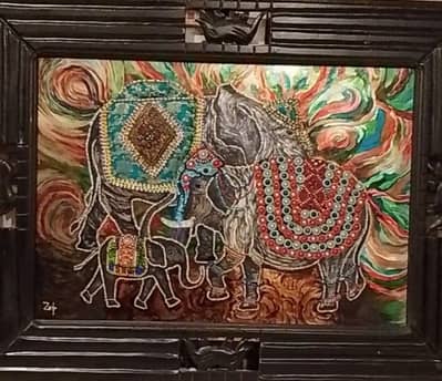 Ancient Painting frames /Unique design Art/Paintings with Frames