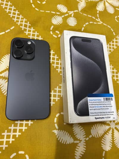 iPhone 15 Pro 128 Box