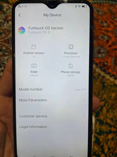 vivo y17 official PTA group urgent sale