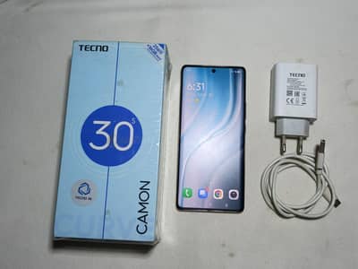 Tecno camon 30s 16/256 with complete accessories