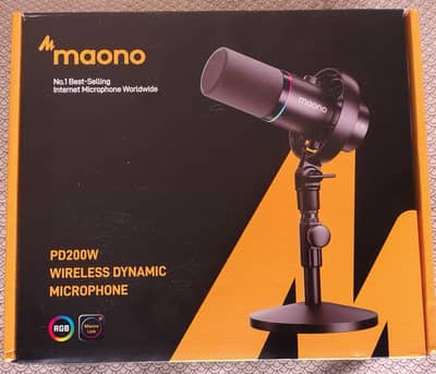 podcast mic pd200w wireless dynamic microphone