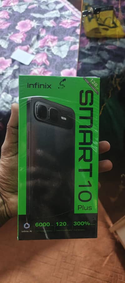 Smart 10 plus 4+4 128 GB titinum silver box pack