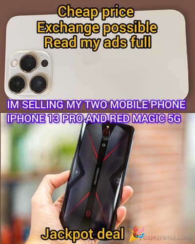 iphone 13 pro and red magic 5g pta