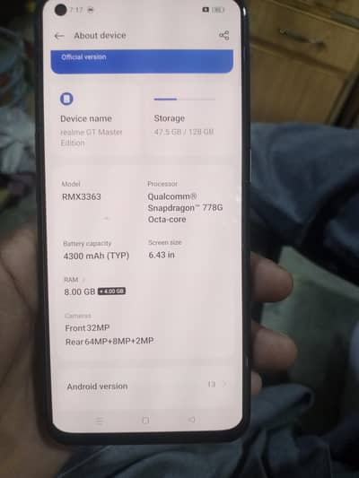 Realme GT Master Edition