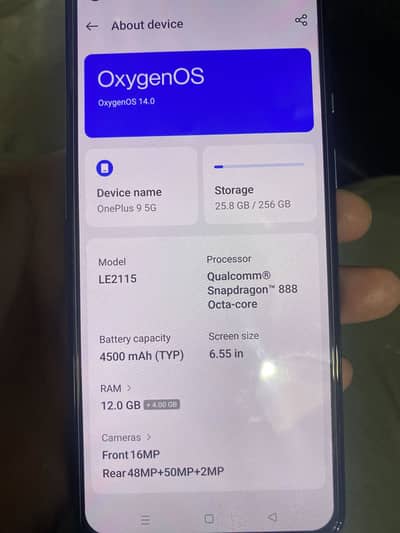 Aoa I’m selling my mobile oneplus 95G 12/256
