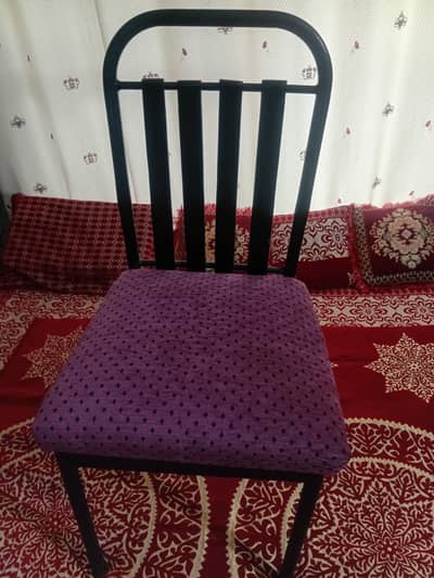 Dinning chairs iron and poshish