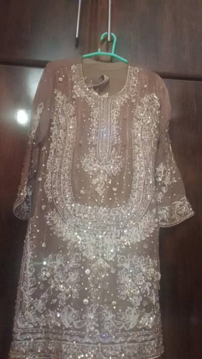 one time used new condition 3pcs party wear dress