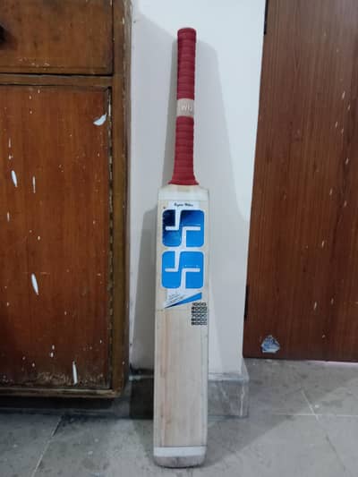 English willow bat with 9 grains