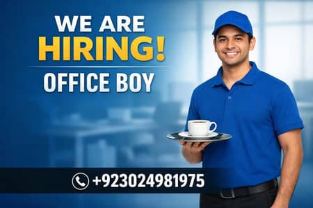 We are looking for Office boy at Revenue society