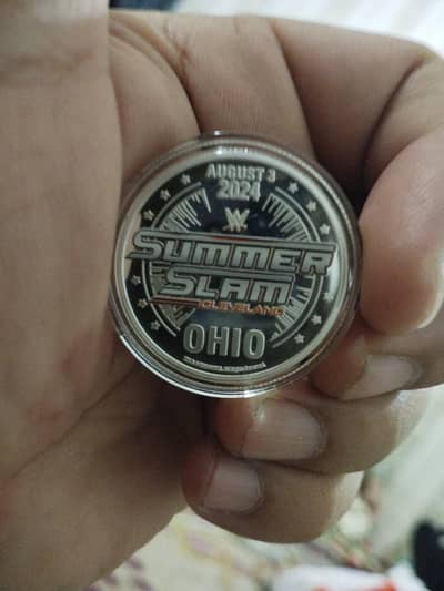 WWE Silver plated