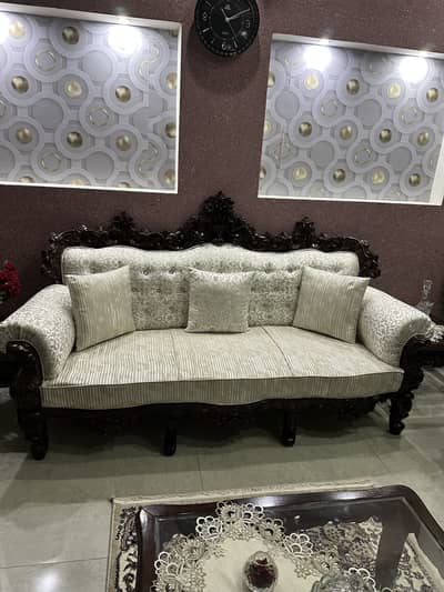 7 seater sofa with 3 table set