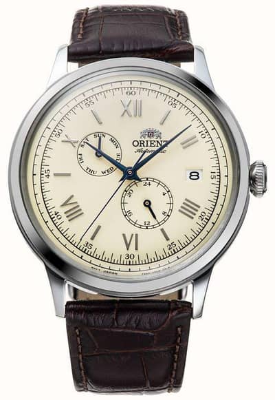 Orient Bambino cream dial Mechanical Classic Leather Strap 40.5mm