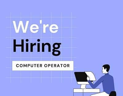 Computer Operator Data Entry Required B. Com 0